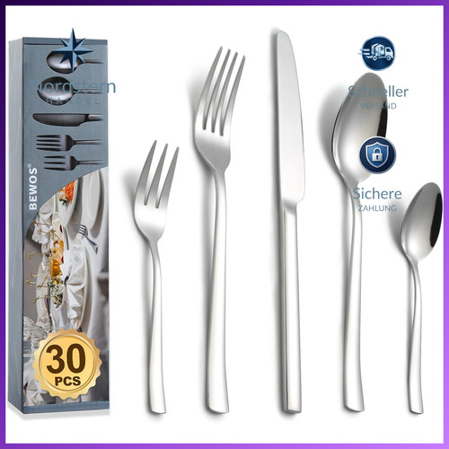 Besteckset teilig edelstahl - besteckset, 30-teilig