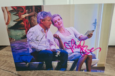 Autogramm - Jörg Schüttauf und Mirja Boes - original signiertes Foto