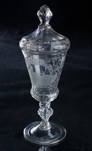 Barock sachsen glas pokal - barock,