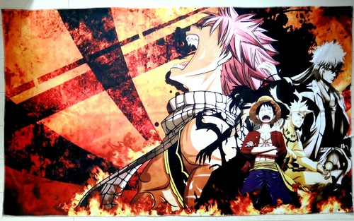 Fairy tail one piece - one, luffy