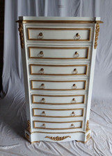 Königlich Louis Stil Anrichte Barock Rokoko Kommode Sideboard Louise Seize 131cm