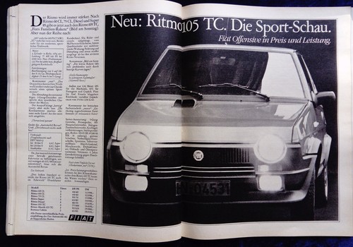 Fiat ritmo 105 - fiat, originale