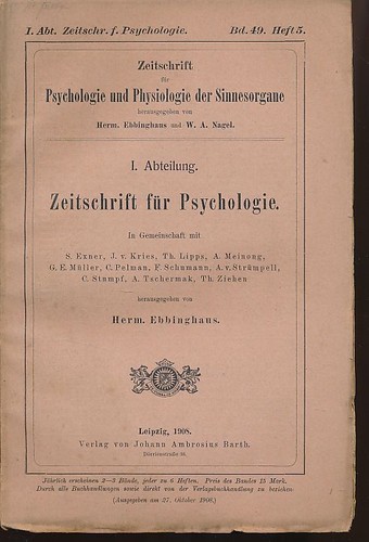 Zeitschrift für psychologie - zeitschrift,
