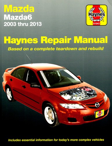 Mazda repair - 6, (2003-2013)