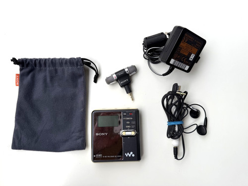 Sony minidisc recorder - sony,