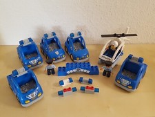 Lego Duplo Polizei Streifenwagen Hubschrauber Polizist Auto Motorrad