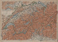 Karte Schweiz Suisse Schweiz