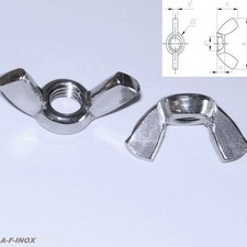 Flügelmuttern DIN 315 A2