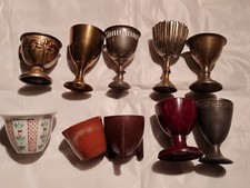 Konvolut 10 Antike Eierbecher