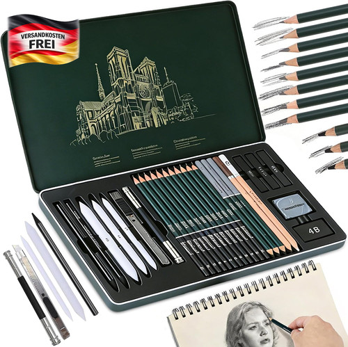 Skizzieren zeichenstifte set - zeichenstifte,