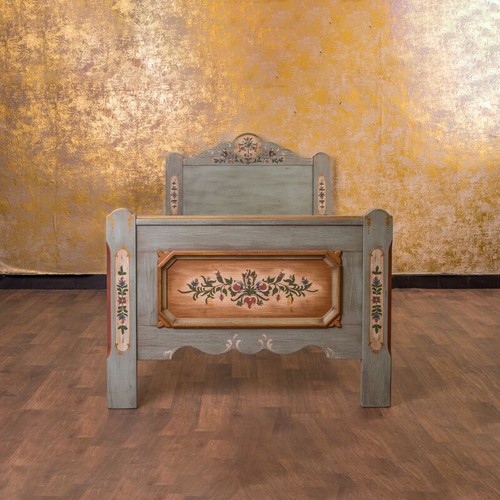 Anno 1700 altblau einzelbett - altblau,