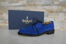 Tricker's EU 41 UK 7 US 8 Schnürschuhe Halbschuhe Robert blau NEU ehem UVP 575 €