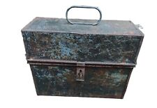 Metallbox abschliessbar Unterlagen Dokumenten Akten Box Kiste Koffer Loft 