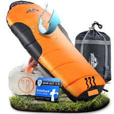 ACTIVE SPARK StarNap Schlafsack - Nie mehr kalte Füße Dank Taschenwärmer-Tasche