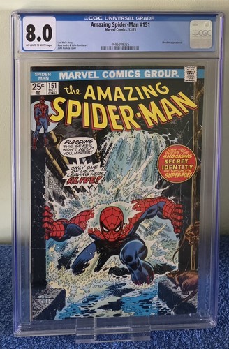 Amazing spiderman 151 cgc 0 - spiderman, 8.0
