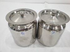 Ölkanne 2 Liter Mehrzweck Edelstahl Strocontainer / Kanister mit Deckel Preis je