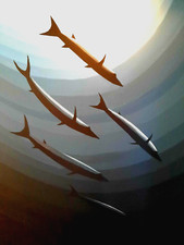 Bild a. Leinwand, handgemalt