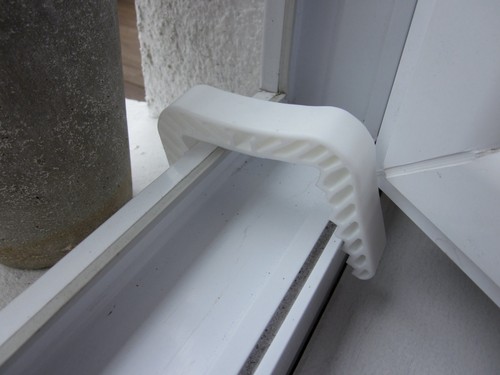 Fensterklammer weiß - 2,