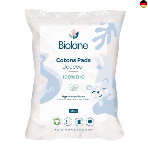 Biolane weiche wattepads - -,