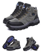 Neu Mode Winter Wanderschuhe Herren Damen, Warm Gefüttert und Rutschfest Outdoor