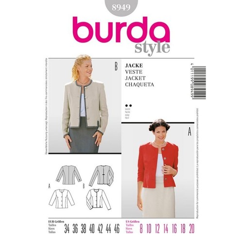Burda schnittmuster 8949 - burda,