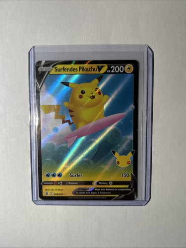 Surfendes pikachu 008 025 - v, 008/025