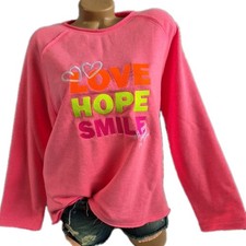 Zwillingsherz Sweatshirt Pullover  Damen Rosa Pink Aufdruck Gr. XL  (1 462) NEU