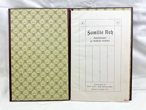 Familien stammbuch familie - stammbuch, "