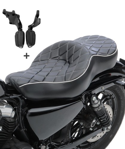 Doppel sitzbank für harley - sitzbank,