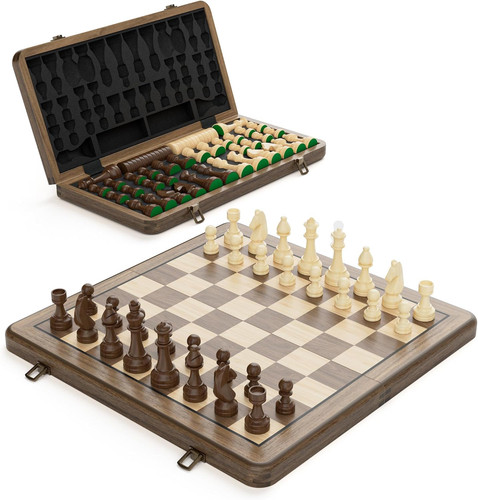 Holz schach dame - schach, set