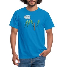 WLAN Vögel Wellensittiche Humor Spruch Männer T-Shirt
