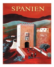 Vintage Spanien Reiseplakat