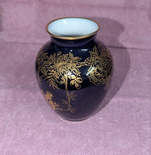 Vase porzellan kobaldblau - vase,