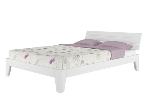 Weißes doppelbett überlänge - weißes,