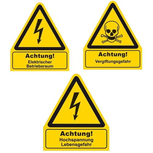 Achtung warnschild warnzeichen - achtung,