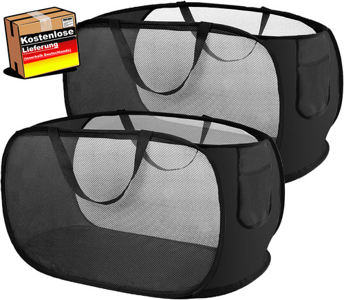 Faltbarer wäschekorb 75l für - 75l,