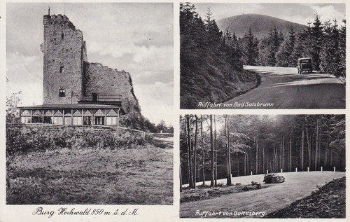 Gottesberg burg hochwald - ak,