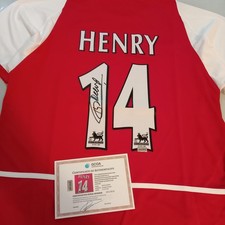 Thierry Henry signiertes