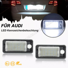 2 er LED Kennzeichenbeleuchtung für Audi Q7 A4 B6 B7 8E A6 4F C6 A3 8P -DHL