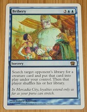 Bribery # 64 (Bestechung) Rare Hauptset 8.Edition 2003 MTG Englisch Mint Vintage