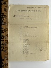 1911 Burlington New Jersey