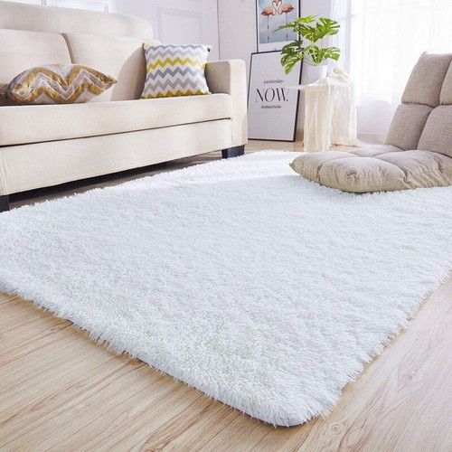 Weißer hochflor teppich - weißer, hochflor-teppich