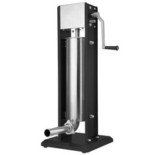 ZELSIUS Wurstfüllmaschine Wurstfüller Edelstahl 7 Liter schwarz *B-Ware*