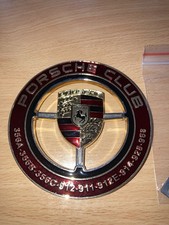 Original Porsche Club Plakette