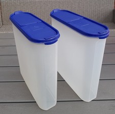 Tupperware Eidgenossen Gr.5 = 5l. mit Schütte blau für Cornflakes etc.