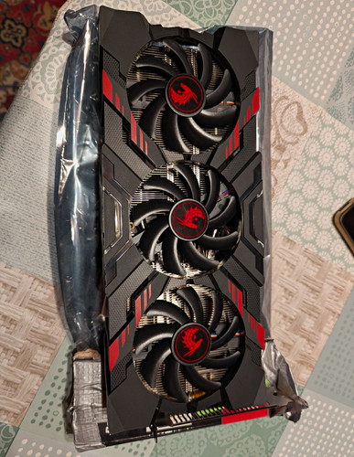 Red dragon amd radeon - red,