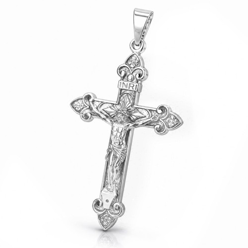 Clever schmuck silbernes kreuz - schmuck,