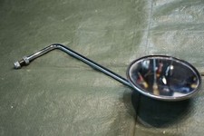 BUMM Edelstahl Spiegel (Glas 127mm) rechts NOS Vespa PK PX Rally Universal