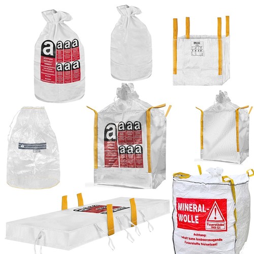 Platten big bag asbest - platten, sack