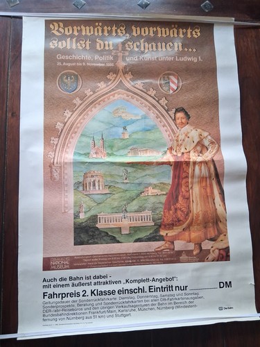 Plakat deutsche bundesbahn - deutsche,